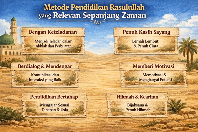 Metode Pendidikan Rasulullah yang Relevan Sepanjang Zaman